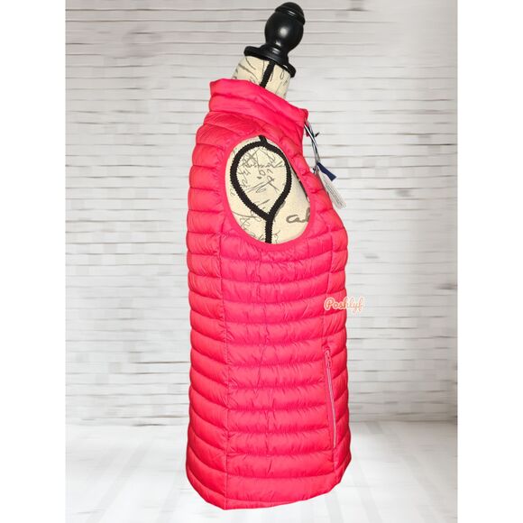Joules Snug Water Resistant Packable Gilet Red Size 4 - Picture 2 of 15